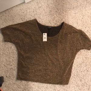 Sparkly gold top size small